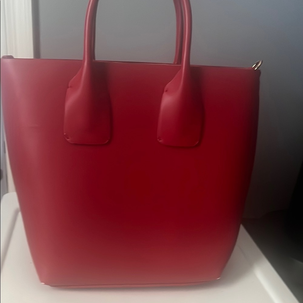 Zara Chic Scarlet Tote Bag